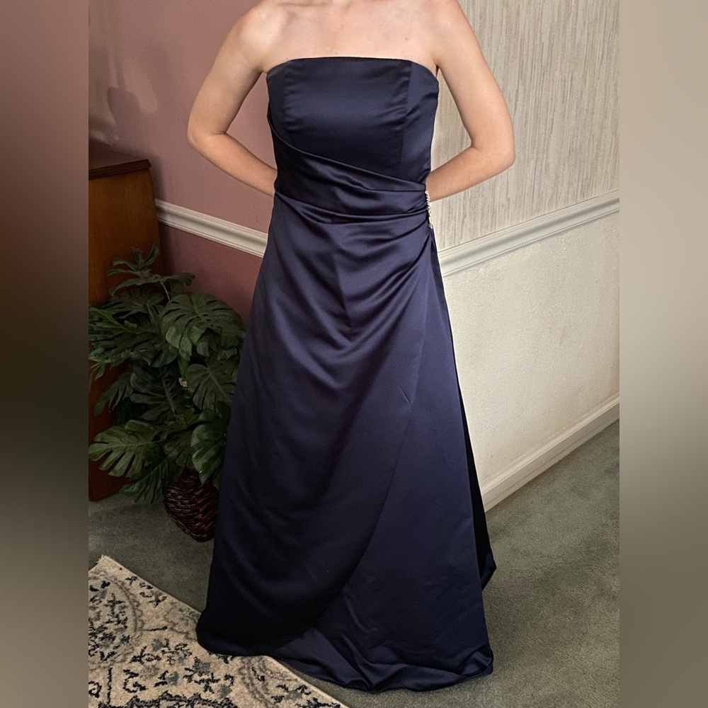 David’s Bridal Navy Dress